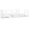 vidaXL 6 pcs conjunto sof&aacute;s de jardim madeira de pinho maci&ccedil;a branco