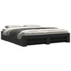 vidaXL Estrutura de cama 200x200 cm derivados de madeira preto
