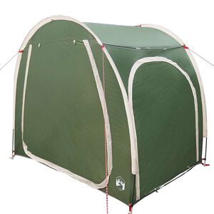vidaXL Tenda para arruma&ccedil;&atilde;o de bicicletas Verde 218 x 156 x 180 cm