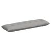 vidaXL Travesseiro para Costas Cinza Nuvem 160 x 19 x 50 cm tecido