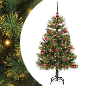 vidaXL &Aacute;rvore de Natal Artificial Articulada com Cones Verde 120 cm