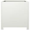 vidaXL Vaso/floreira de jardim 50x50x50 cm aço branco