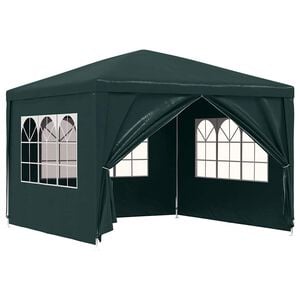 vidaXL Tenda para festas 3x3 m verde