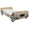 vidaXL Cama infantil 4x4 90x200 cm cor camuflado