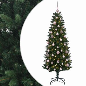 vidaXL &Aacute;rvore de Natal Artificial com Bolas 120 cm 150 LED
