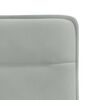 vidaXL Cadeiras de jantar 4 pcs veludo cinzento-claro