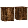 vidaXL Suportes p/ plantas 2 pcs 15x15x20 cm derivados de madeira