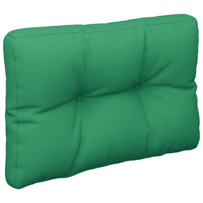 vidaXL Almofadões para móveis de paletes 2 pcs tecido verde