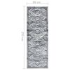 vidaXL Passadeira 80x250 cm polipropileno cinzento oriental