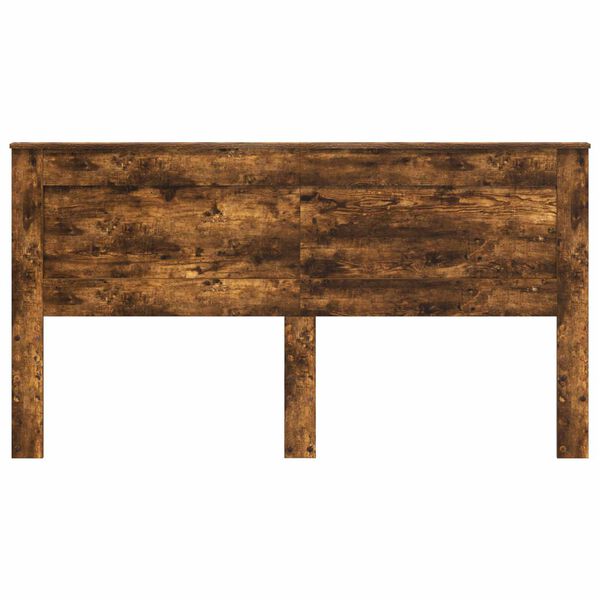 vidaXL Cabeceira Carvalho Defumado 200 cm Madeira processada