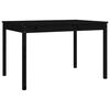 vidaXL 4 pcs conj. jantar p/ jardim madeira de pinho maci&ccedil;a preto