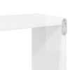 vidaXL Prateleiras parede forma de cubo 6pcs 26x15x26 cm branco brilh.