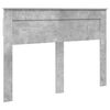 vidaXL Estrutura da Cama com cabeceira Cinza Concreto 150 x 200 cm