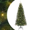 vidaXL &Aacute;rvore de Natal Artificial com 300 LEDs Verde 240 cm PE e PVC