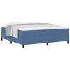 vidaXL Cama Box Azul 180 x 200 cm Tecido de Veludo Cotele