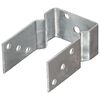 vidaXL &Acirc;ncoras de veda&ccedil;&atilde;o 12 pcs 9x6x15 cm a&ccedil;o galvanizado prateado