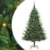 vidaXL &Aacute;rvore de Natal Artificial Pr&eacute;-iluminada com Conjunto de Bolas