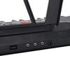 vidaXL 61 teclas piano teclado elétrico com suporte de música