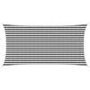 vidaXL Vela de Sombra Antracite e Branco 2,5 x 5 m HDPE