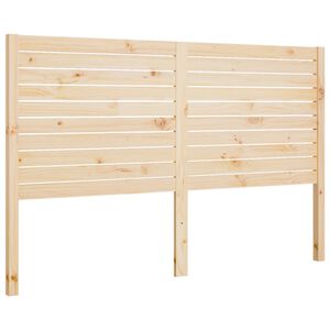 vidaXL Cabeceira de cama 186x4x100 cm pinho maci&ccedil;o