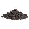 vidaXL Pedras vulcânicas 25 kg 1-2 cm preto