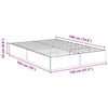vidaXL Estrutura de Cama Ottoman Branco 193 x 120 x 25 cm