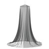 vidaXL Rede Mosquiteira para Cama 156 mesh Preto ⌀56 x 220 cm