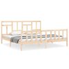 vidaXL Cama sem colch&atilde;o 200x200 cm madeira de pinho maci&ccedil;a