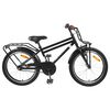 vidaXL Bicicleta Infantil 20 Polegadas para 6-11 Anos Preto