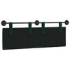 vidaXL Cabeceira Suspensa Verde Escuro 130 x 55 x 7 cm Veludo