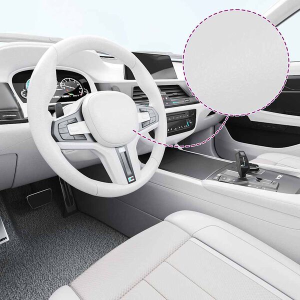 vidaXL Pel&iacute;cula para carro 100x150 cm branco mate