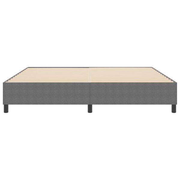 vidaXL Estrado de cama plataforma Cinzento-claro 200 x 200 cm tecido