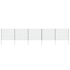vidaXL Conjunto pain&eacute;is de veda&ccedil;&atilde;o para jardim 77,5x64 cm verde