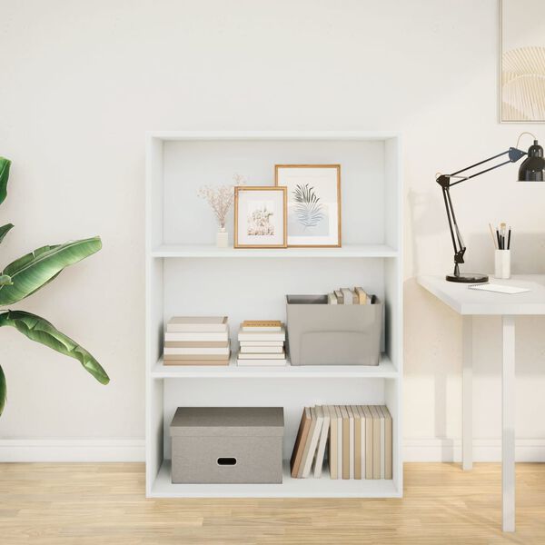 vidaXL Estante 80x30x114 cm derivados de madeira branco