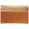 vidaXL Tampo de mesa retangular borda viva 50x40x3,8 cm ac&aacute;cia maci&ccedil;a