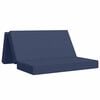 vidaXL Sof&aacute; Cama Dobr&aacute;vel 140 x 67 x 45 cm Azul