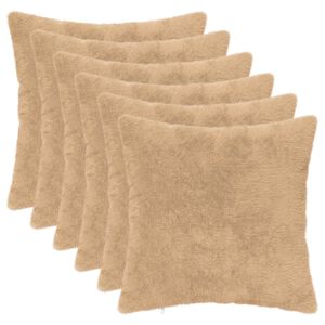 vidaXL Capa almofada 6 unid. HEERLEN Creme 30 x 30 cm