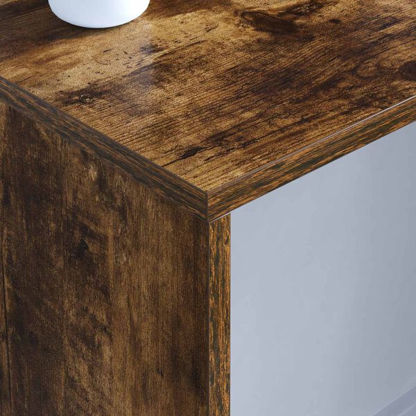 vidaXL Secret&aacute;ria montada na parede Carvalho Defumado 100 x 45 x 30 cm