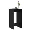 vidaXL Mesa de bar Carvalho Preto 51 x 50 x 103,5 cm