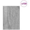 vidaXL Pain&eacute;is de Decora&ccedil;&atilde;o 150 pcs Cinza Sonoma 21 x 30 x 0,27 cm