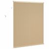 vidaXL Cortina Veneziana Marrom Claro com Padr&atilde;o 150 x 120 cm PVC