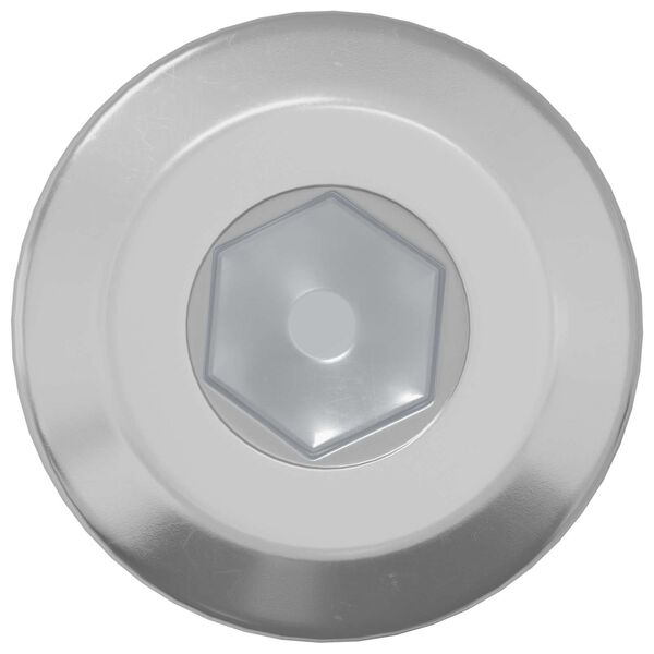 vidaXL Parafuso de Bloqueio de Cabe&ccedil;a 12 pcs Prateado M6 x 35 mm A&ccedil;o