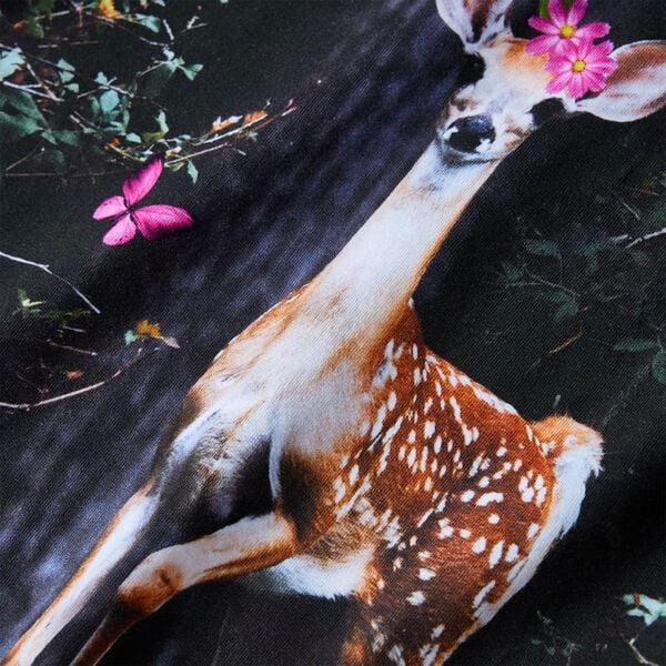 Vestido de manga comprida para criança azul-marinho 104