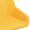 vidaXL Bancos de bar 2 pcs tecido amarelo mostarda