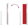 vidaXL Toldo lateral retr&aacute;til 140x300 cm vermelho