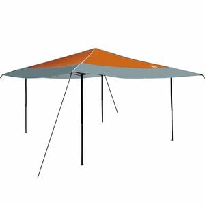 vidaXL Tenda de Toldo 395 x 395 x 251 cm Laranja tecido