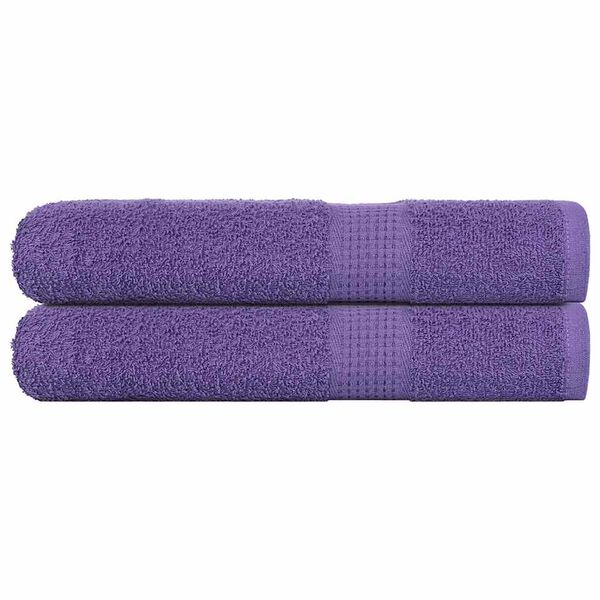 vidaXL Toalhas de sauna FROGN 2 pcs 80x200 cm 360 g/m&sup2; roxo