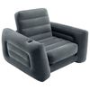 Intex Cadeira convert&iacute;vel em cama 117x224x66 cm cinzento-escuro