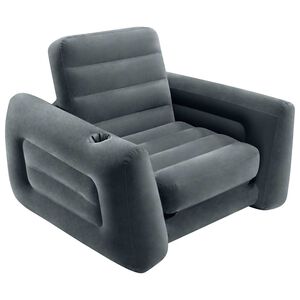 Intex Cadeira convert&iacute;vel em cama 117x224x66 cm cinzento-escuro