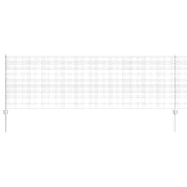 vidaXL Cerca com Poste Prateado 0,8 x 50 m Aço